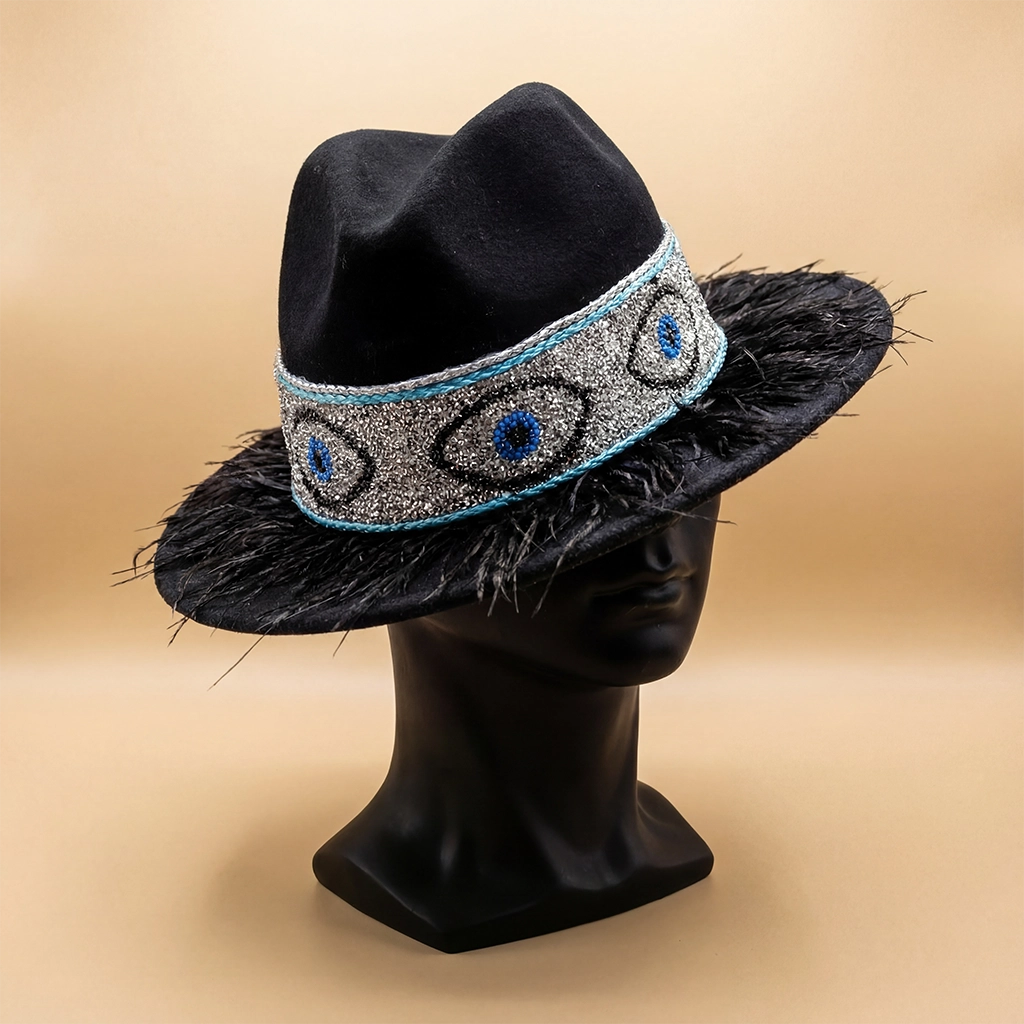 Beaded Blue-Eye | Western Brim Hats