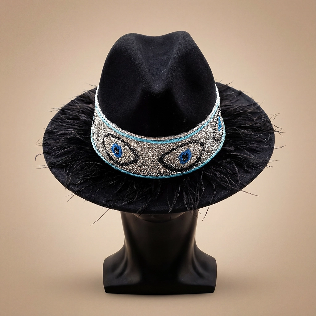 Beaded Blue-Eye | Western Brim Hats