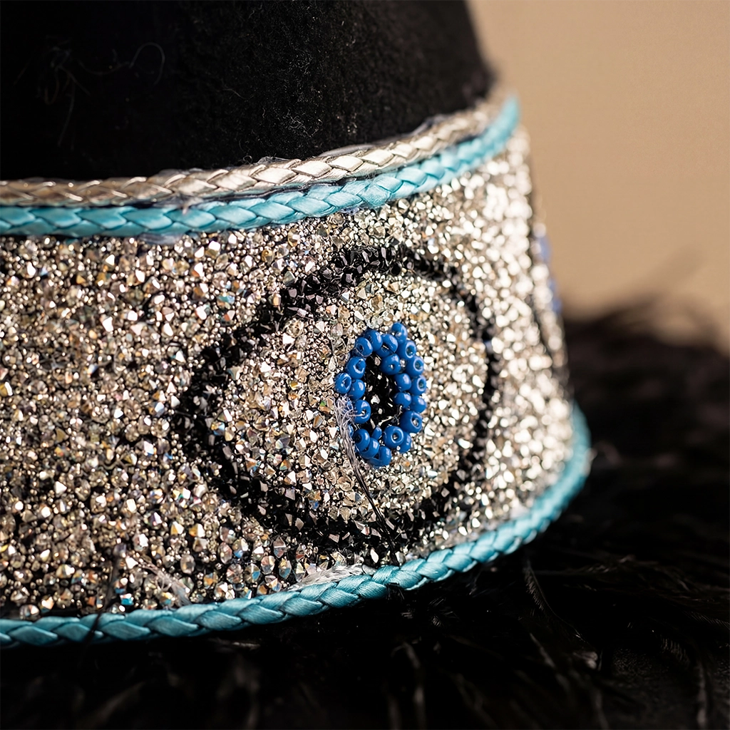 Beaded Blue-Eye | Western Brim Hats