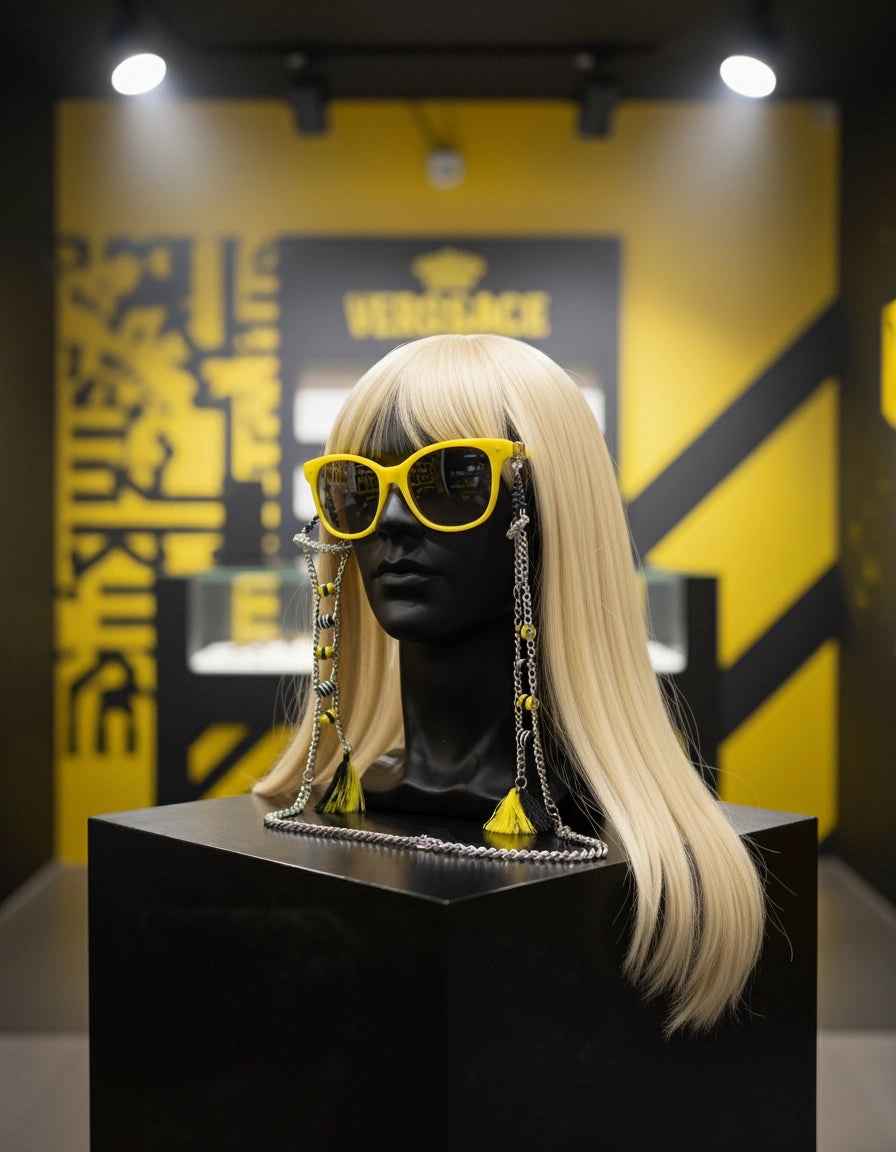 Elegant Bee-autiful Stainless Steel Eyewear Chain for Women