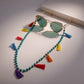 Casual Blue Pearls Sunglasses Chain for Women
