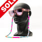 Casual Candy Colors Sunglasses Chain for Women