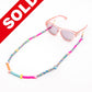 Casual Candy Colors Sunglasses Chain for Women