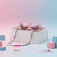 Casual Candy Colors Sunglasses Chain for Women