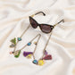 Cartoon Chic Stainless Steel Eyewear Casual Chain for Women