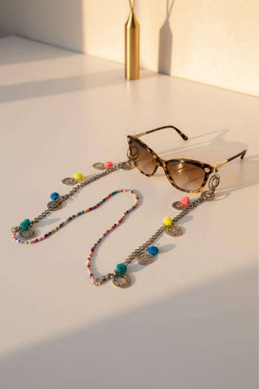 Sunglasses Chain of Coins for Women