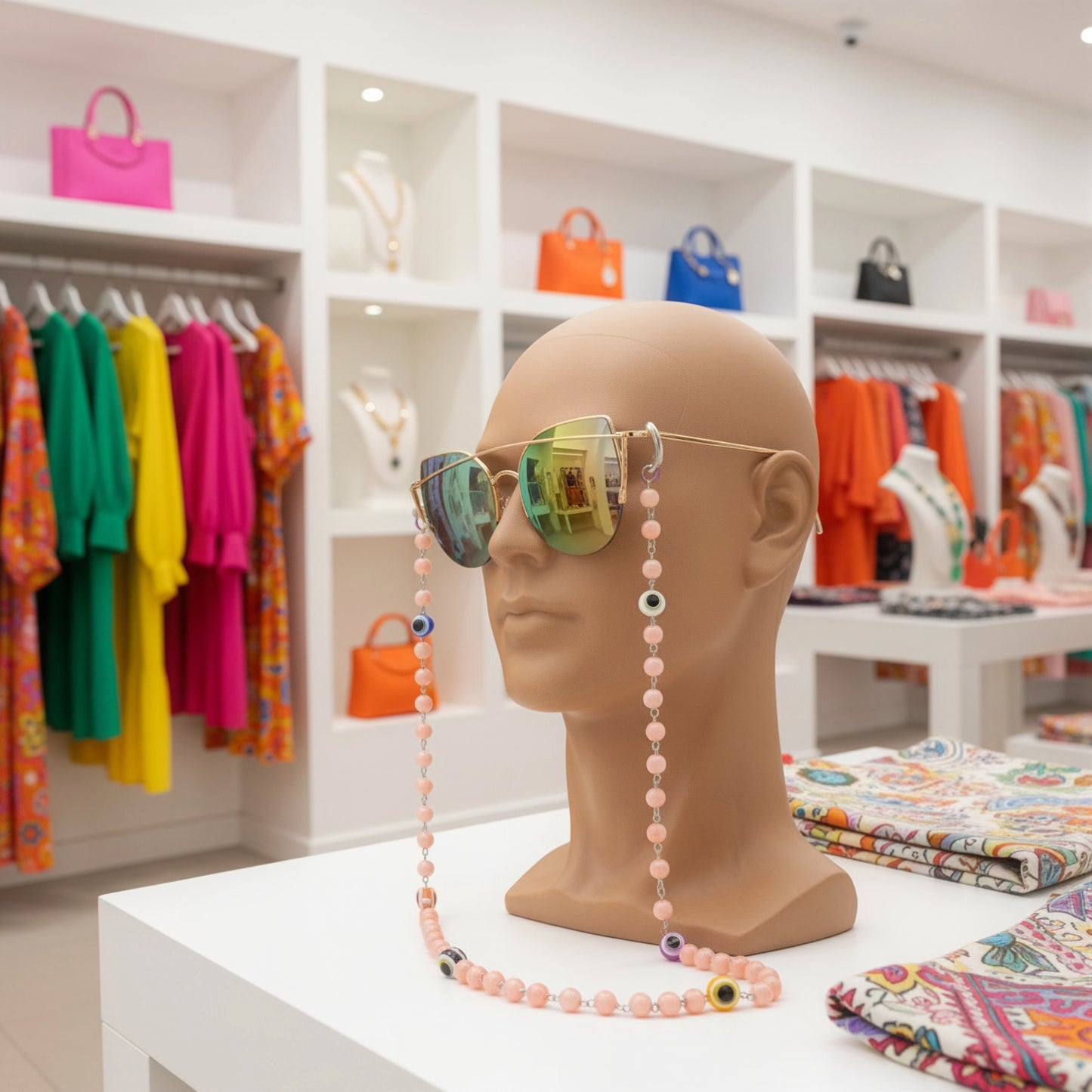 Colorful Eyes Sunglasses Chain for Women