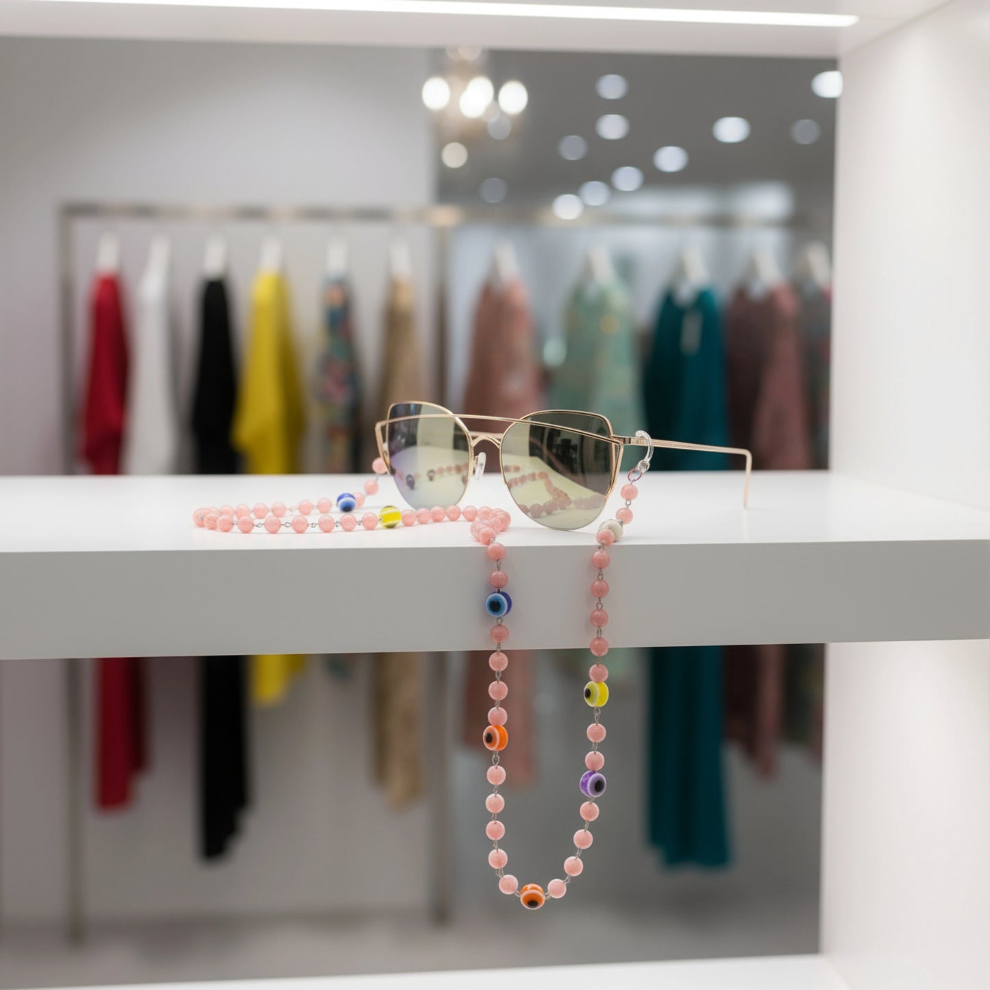 Colorful Eyes Sunglasses Chain for Women