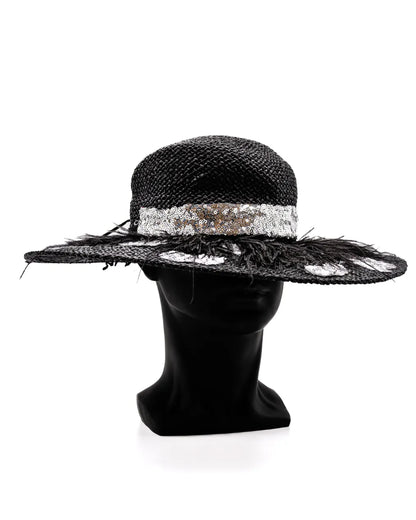 Dazzling Silver Sequin | Western Brim Hats