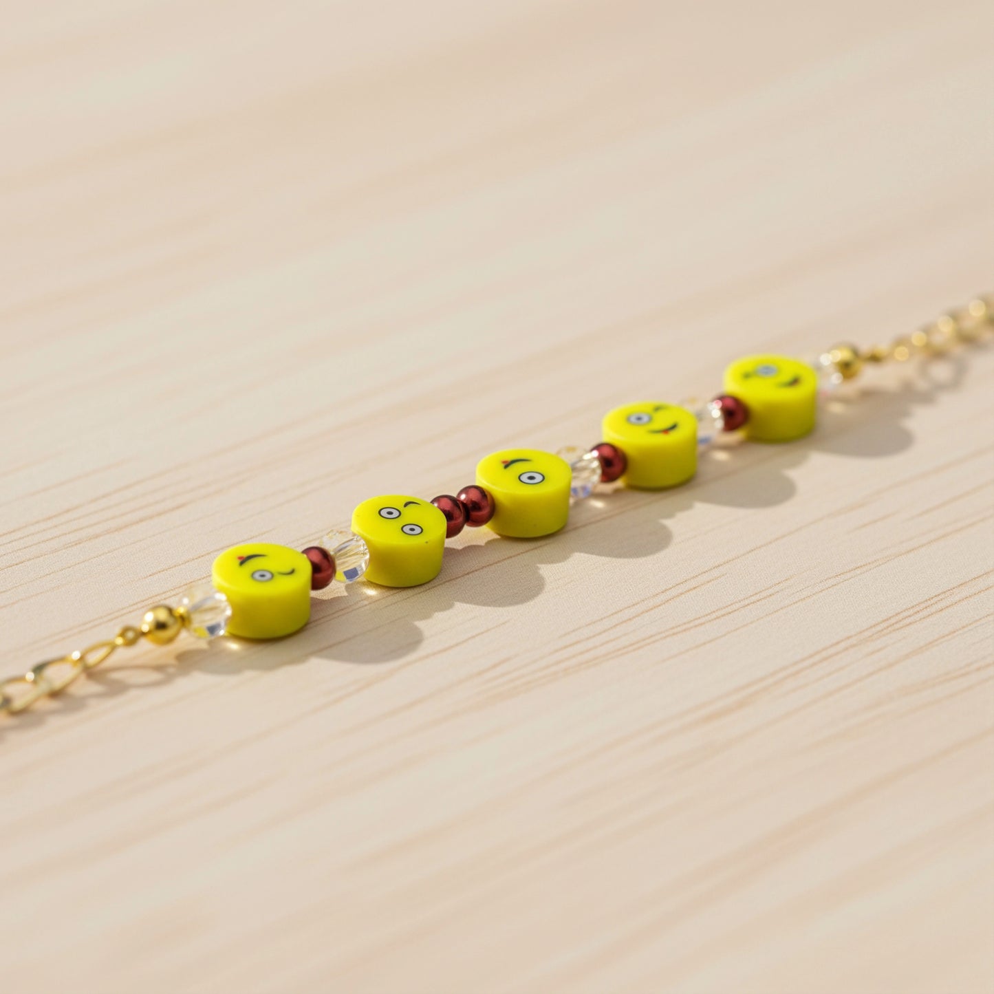 Emojis Sunglasses Stainless Steel Chain for Women