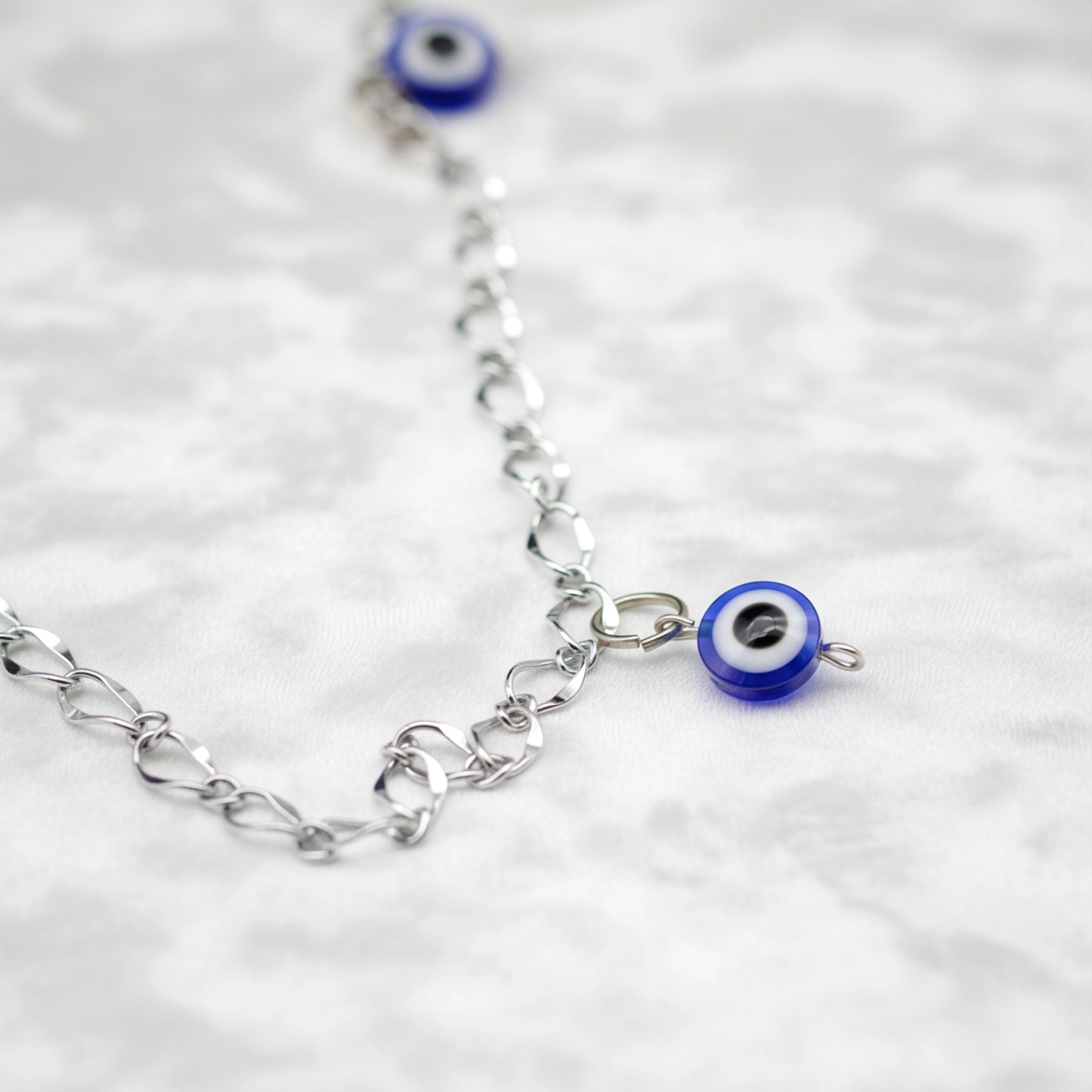 Elegant Evil Eyes Sunglasses stainless steel Chains/Straps for Women