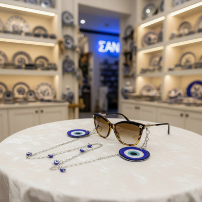 Evil Eyes | Glasses Chain