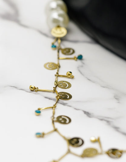 Gold & Pearl | Glasses Chain