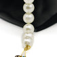Elegant Gold and Pearl Sunglasses Stainless Steel Chain for Women