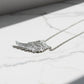 Heavenly Halo Stainless Steel Eyewear Elegant Chain with Angel Wings for Women