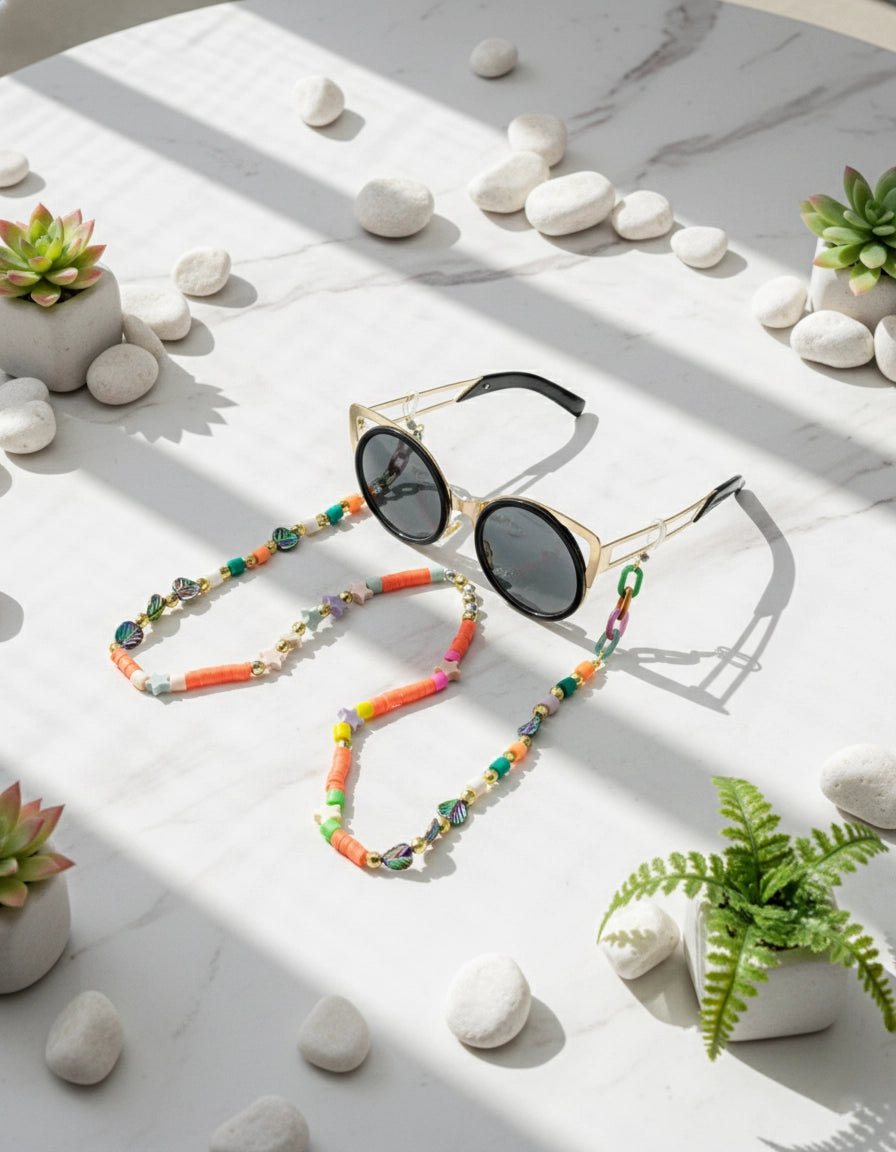 Leaves and Stars Sunglasses Chain for Women