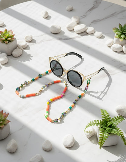 Leaves and Stars | Glasses Chain
