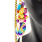 Casual Handmade Lollipop sunglasses Stainless steel chain for Women