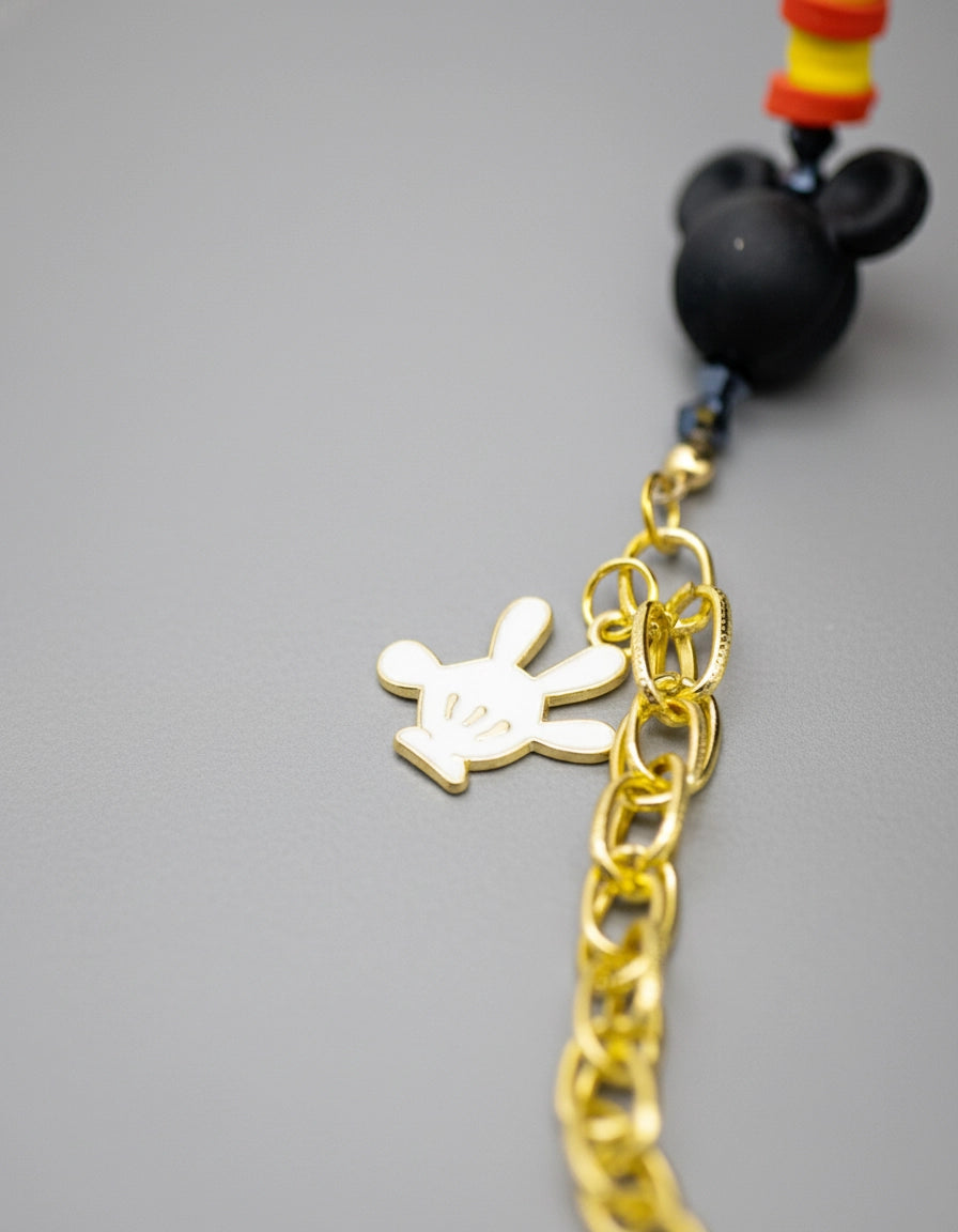 Mickey Sunglasses Stainless Steel Chain for Women