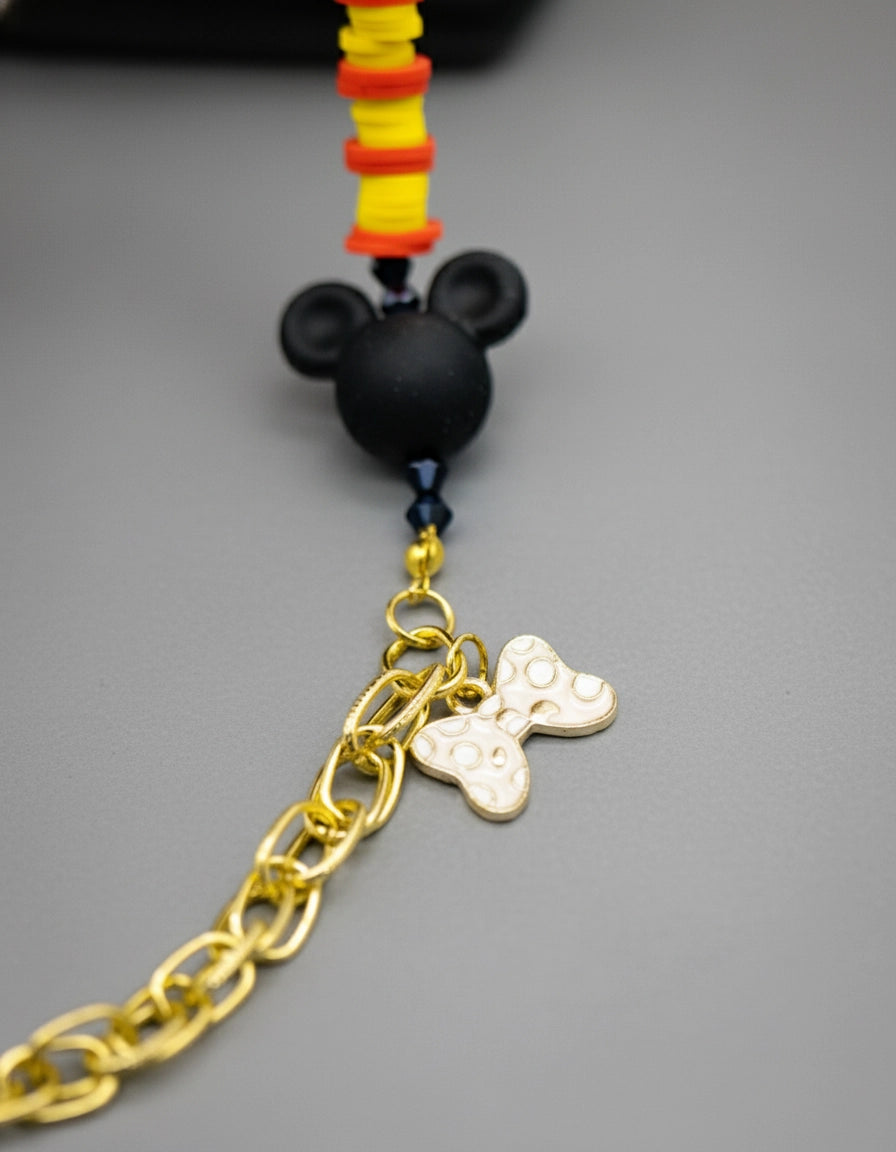 Mickey Sunglasses Stainless Steel Chain for Women