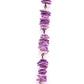 Mystique Luxe: Gold-Silver Eyewear Chain with Evil Eye Charms & Purple Gemstones