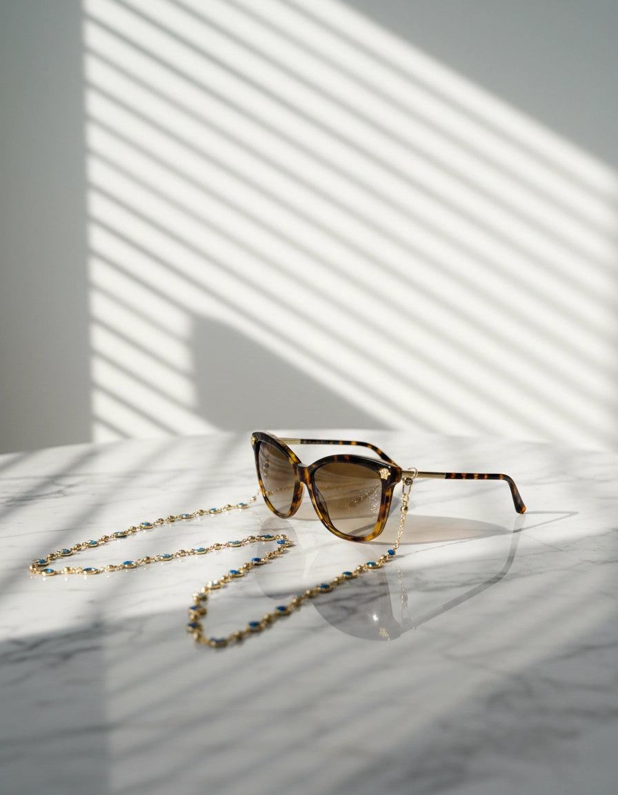 Elegant Stainless steel Persian Nights Sunglasses Chain for Women