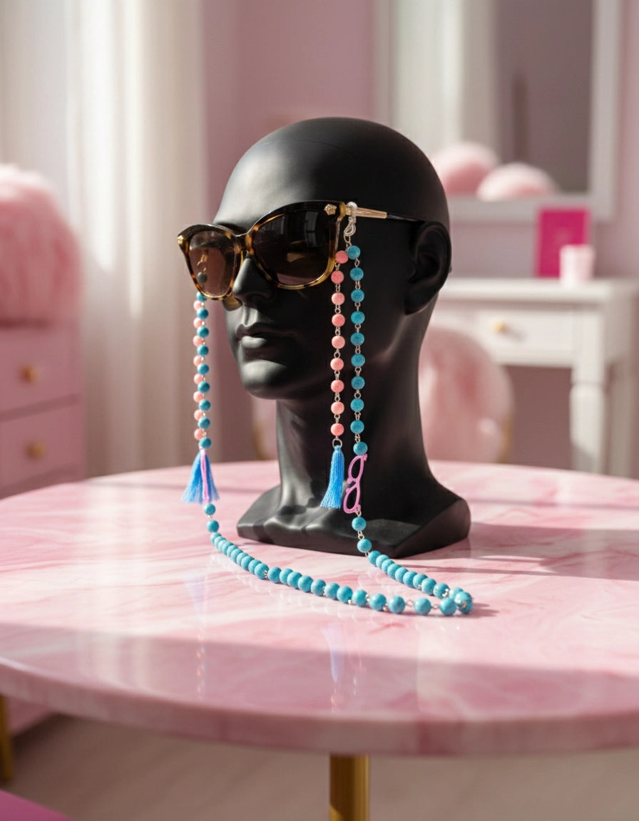Pink Glasses Chain for Women