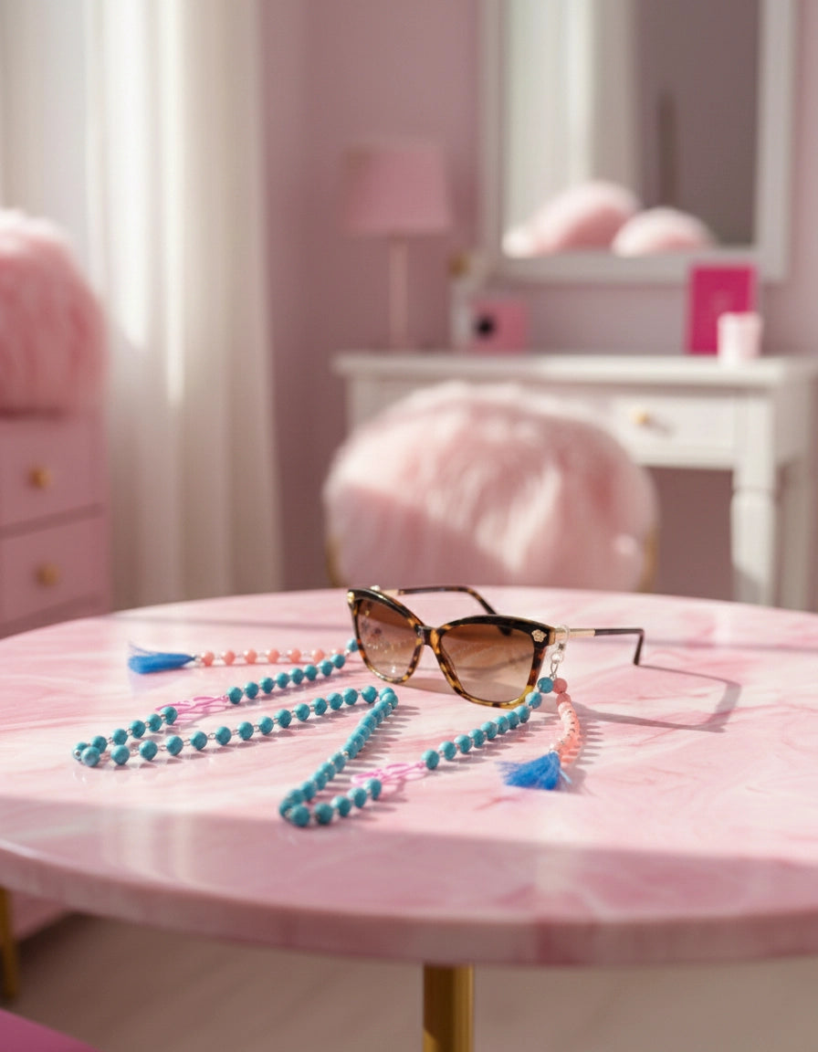 Pink Glasses Chain for Women