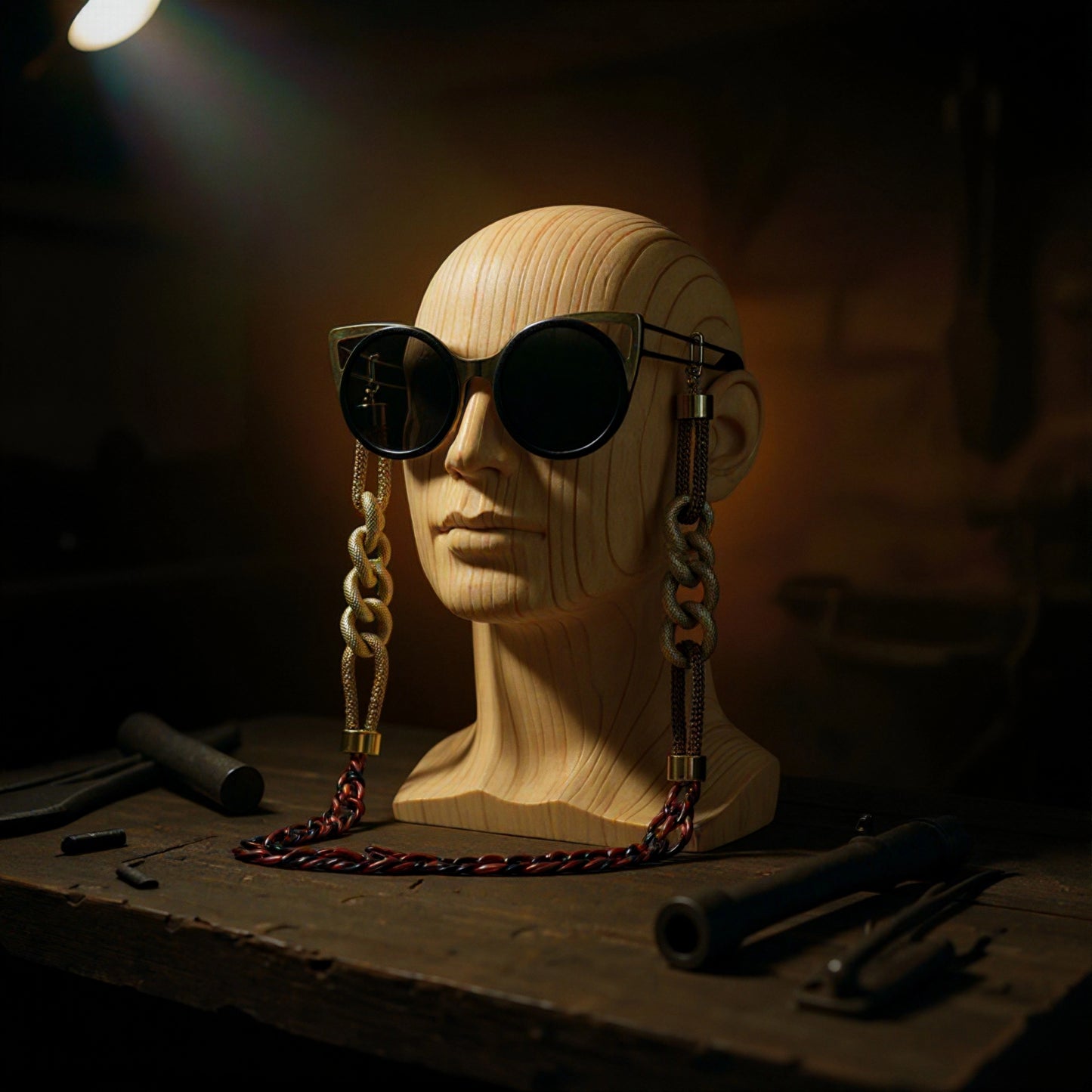 Elegant Red Dragon Eyewear Chain for Women