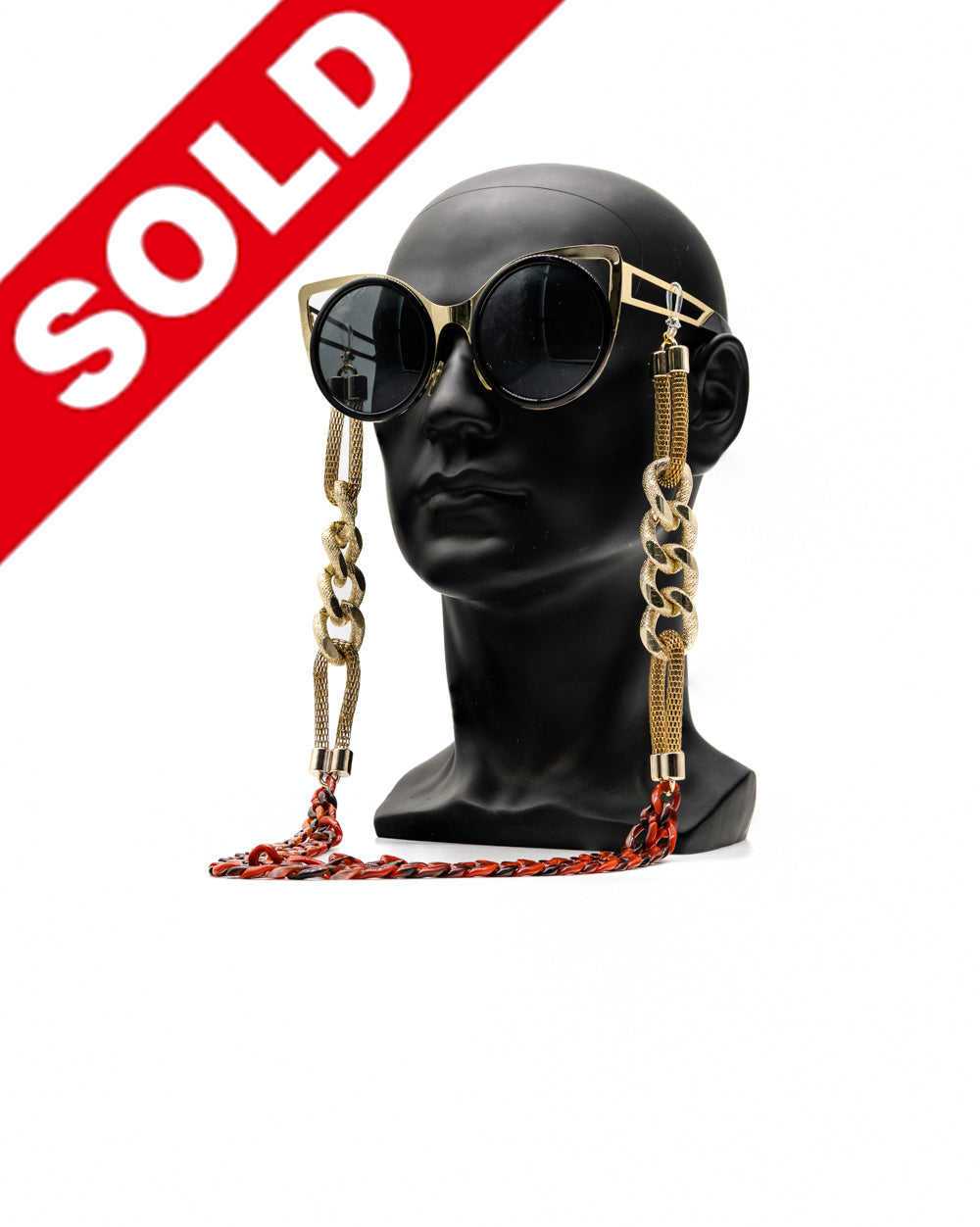 Elegant Red Dragon Eyewear Chain for Women