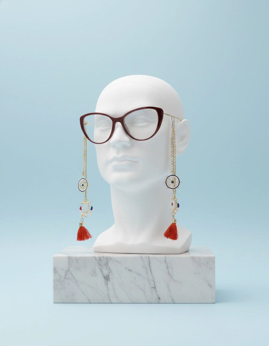 Sailor's Treasure: Handcrafted Nautical Eyewear Accessory for Women