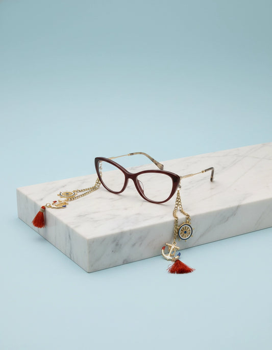 Sailor's Treasure: Handcrafted Nautical Eyewear Accessory for Women