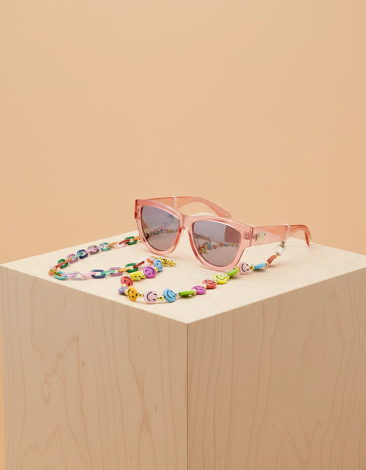 Smiley Faces Sunglasses Chain for Women