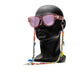 SpectraWings - Rainbow Funky Eyewear Casual Chain with Winged Charms for Women