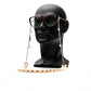 Elegant Radiant White & Red Pearl Eyewear Chain for Women