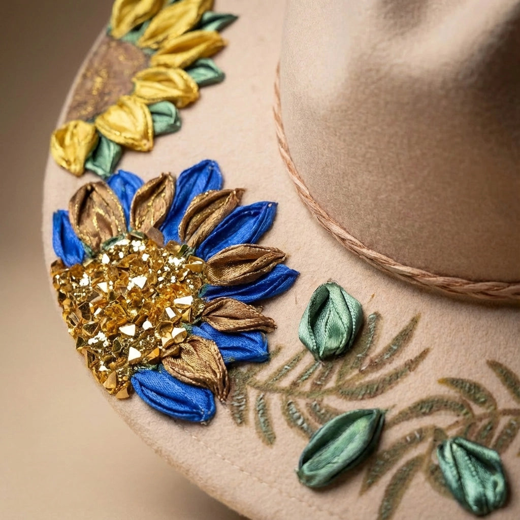 The Golden Wreath | Western Brim Hat
