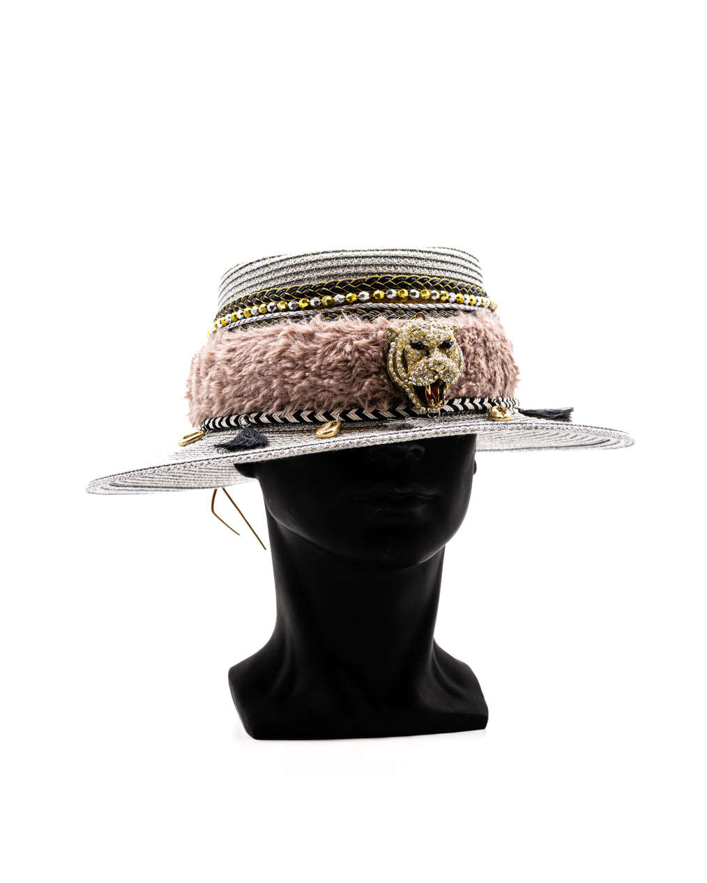 Dazzling Tiger Strass Women's Hat