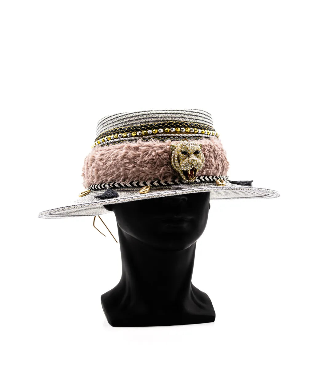 Dazzling Tiger Strass Women's Hat