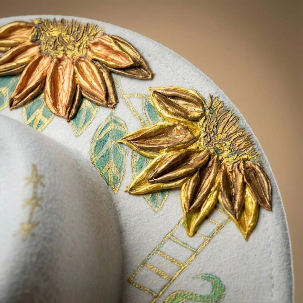 The Snake & Ladder | Western Brim Hat