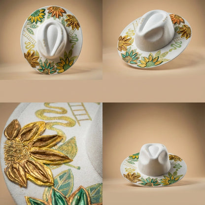 The Snake & Ladder | Western Brim Hat