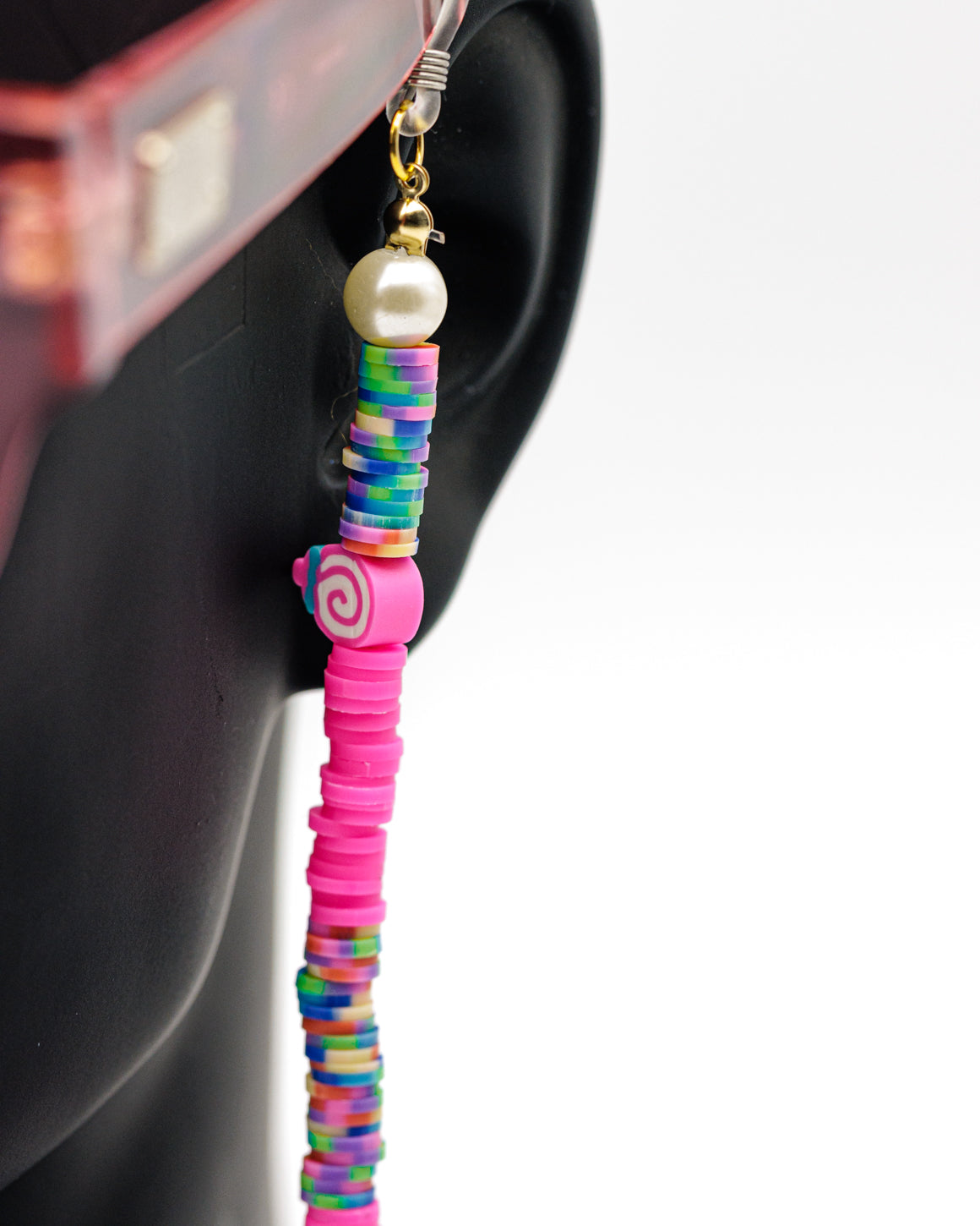 Casual Candy Colors Sunglasses Chain for Women