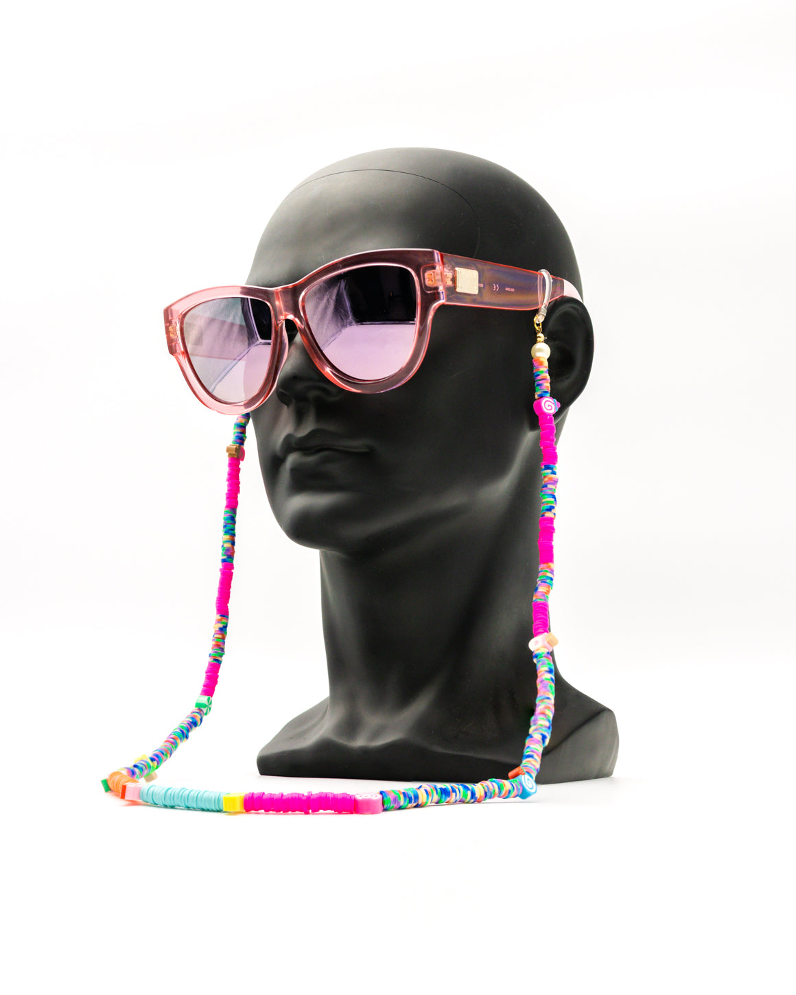 Casual Candy Colors Sunglasses Chain for Women