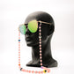 Casual Colorful Eyes Sunglasses Chain for Women