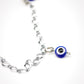 Elegant Evil Eyes Sunglasses stainless steel Chains/Straps for Women