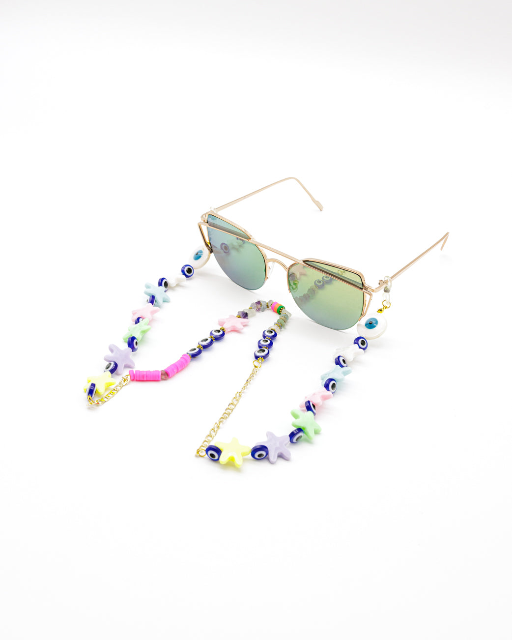 Casual Eyes and Star Sunglasses Chain for Women