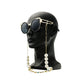 Elegant Gold and Pearl Sunglasses Stainless Steel Chain for Women