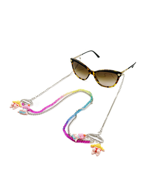 Casual Style Hook me up Sunglasses Stainless steel Chain for Women