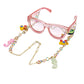 Casual Stainless steel Sea Creatures Sunglasses chain for Women